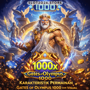 karakteristik permainan Gates of Olympus 1000